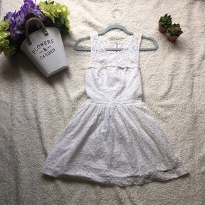 Abercrombie kids floral lace dress